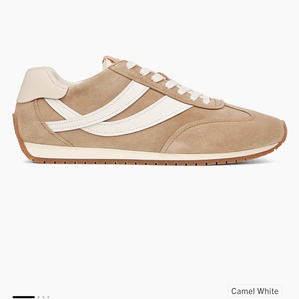 Vince Oasis tan and White Retro Sneakers - unisex 41 Women’s 10 Men’s 8